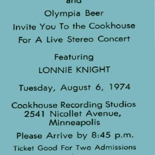 KQRS Notice, Cookhouse Concert